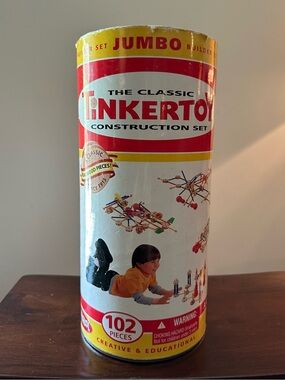 Tinker toys • Jumbo set • wooden and plastic • kids